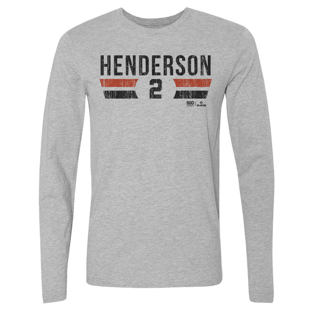 Gunnar Henderson Men's Long Sleeve T-Shirt | 500 LEVEL