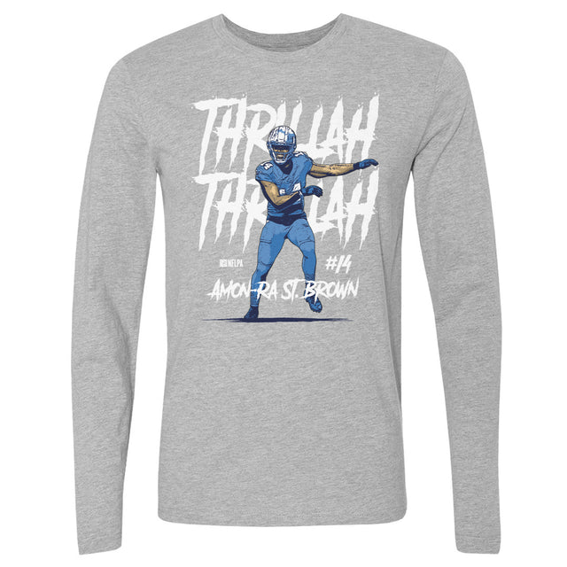 Amon-Ra St. Brown Men's Long Sleeve T-Shirt | 500 LEVEL