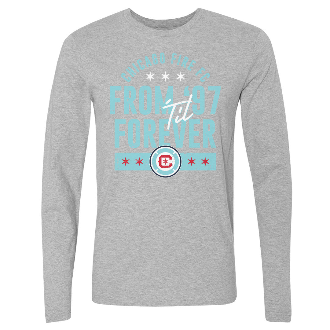 Chicago Fire FC Men's Long Sleeve T-Shirt | 500 LEVEL