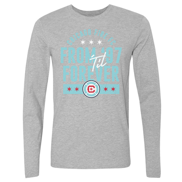 Chicago Fire FC Men's Long Sleeve T-Shirt | 500 LEVEL