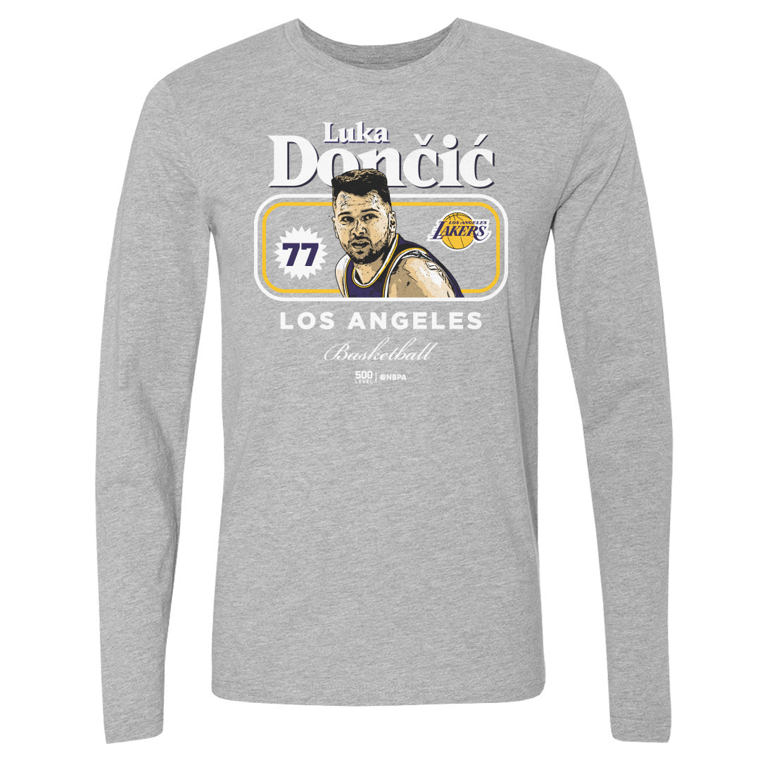 Luka Doncic Men's Long Sleeve T-Shirt | 500 LEVEL