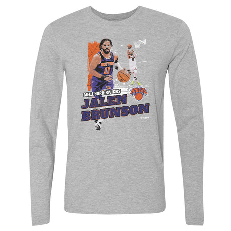 Jalen Brunson Men's Long Sleeve T-Shirt | 500 LEVEL