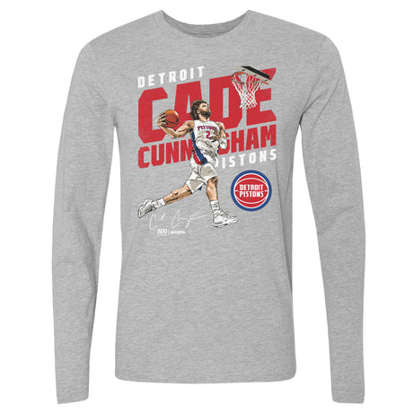 Cade Cunningham Men's Long Sleeve T-Shirt | 500 LEVEL