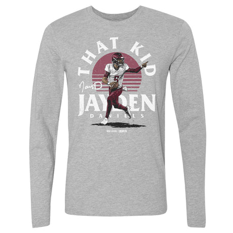 Jayden Daniels Men's Long Sleeve T-Shirt | 500 LEVEL
