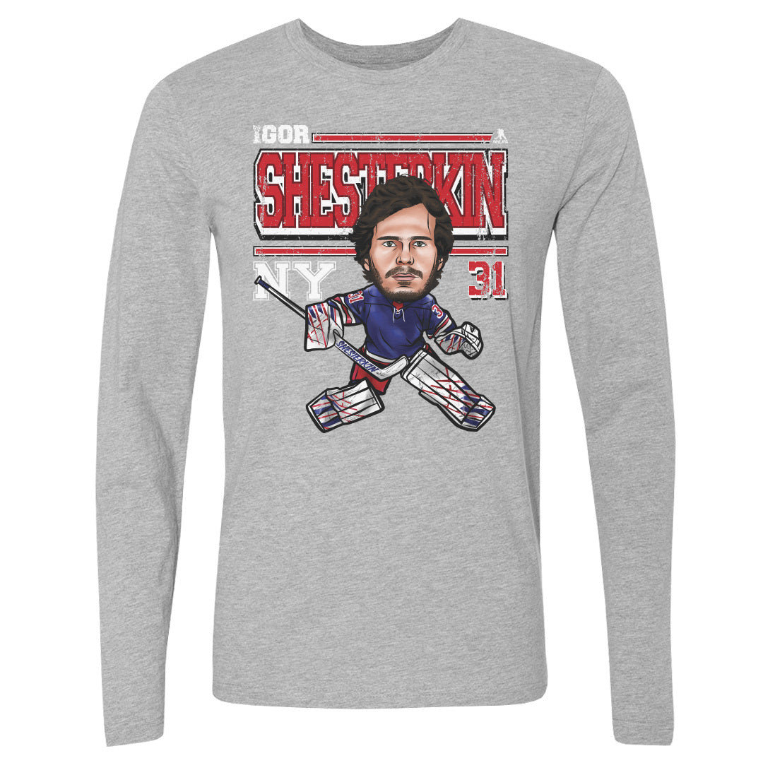 Igor Shesterkin Men's Long Sleeve T-Shirt | 500 LEVEL