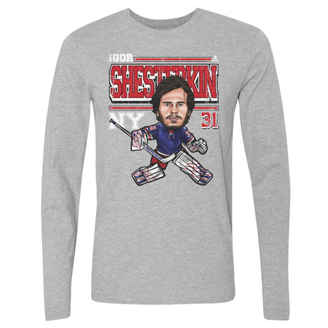 Igor Shesterkin Men's Long Sleeve T-Shirt | 500 LEVEL