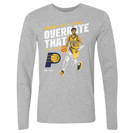 Tyrese Haliburton Men's Long Sleeve T-Shirt | 500 LEVEL