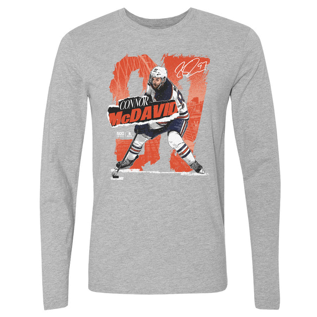 Connor McDavid Men's Long Sleeve T-Shirt | 500 LEVEL