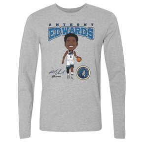 Anthony Edwards Men's Long Sleeve T-Shirt | 500 LEVEL
