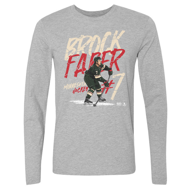 Brock Faber Men's Long Sleeve T-Shirt | 500 LEVEL