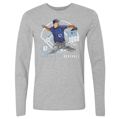 Seth Lugo Men's Long Sleeve T-Shirt | 500 LEVEL