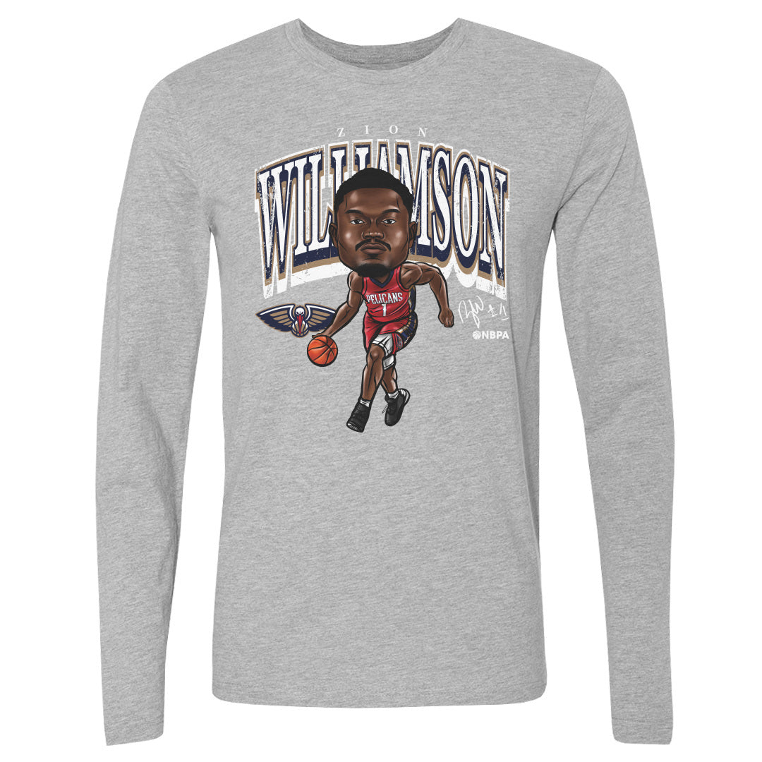 Zion Williamson Men's Long Sleeve T-Shirt | 500 LEVEL