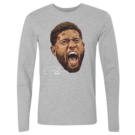 Paul George Men's Long Sleeve T-Shirt | 500 LEVEL