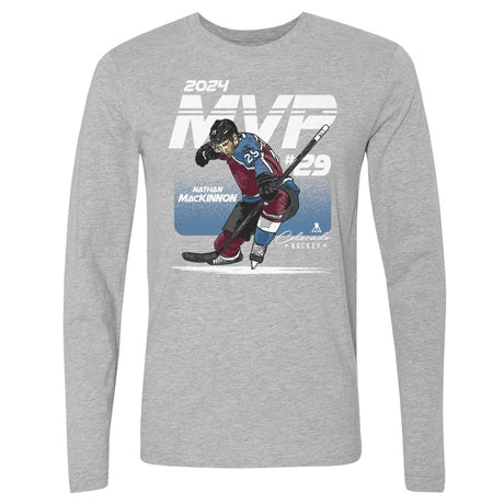 Nathan MacKinnon Men's Long Sleeve T-Shirt | 500 LEVEL