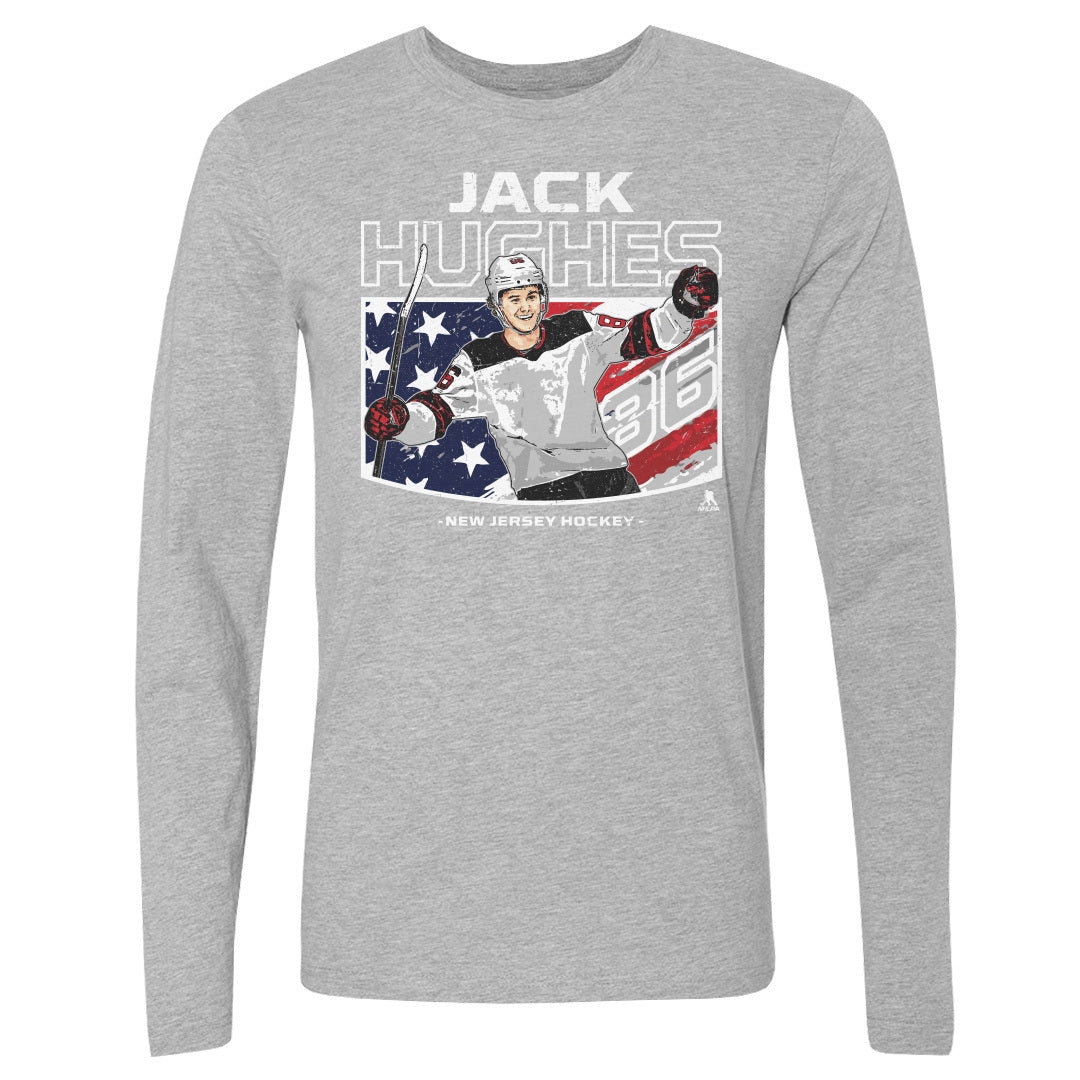 Jack Hughes Men's Long Sleeve T-Shirt | 500 LEVEL