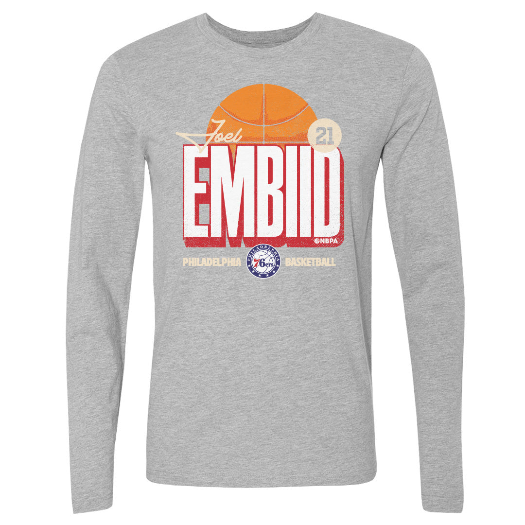 Joel Embiid Men's Long Sleeve T-Shirt | 500 LEVEL
