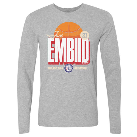 Joel Embiid Men's Long Sleeve T-Shirt | 500 LEVEL