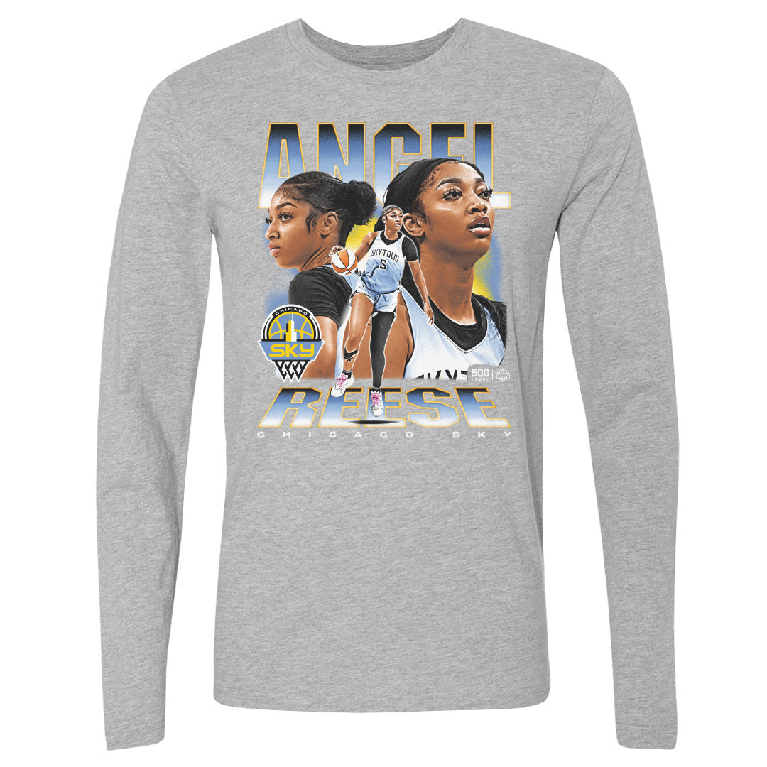 Angel Reese Men's Long Sleeve T-Shirt | 500 LEVEL