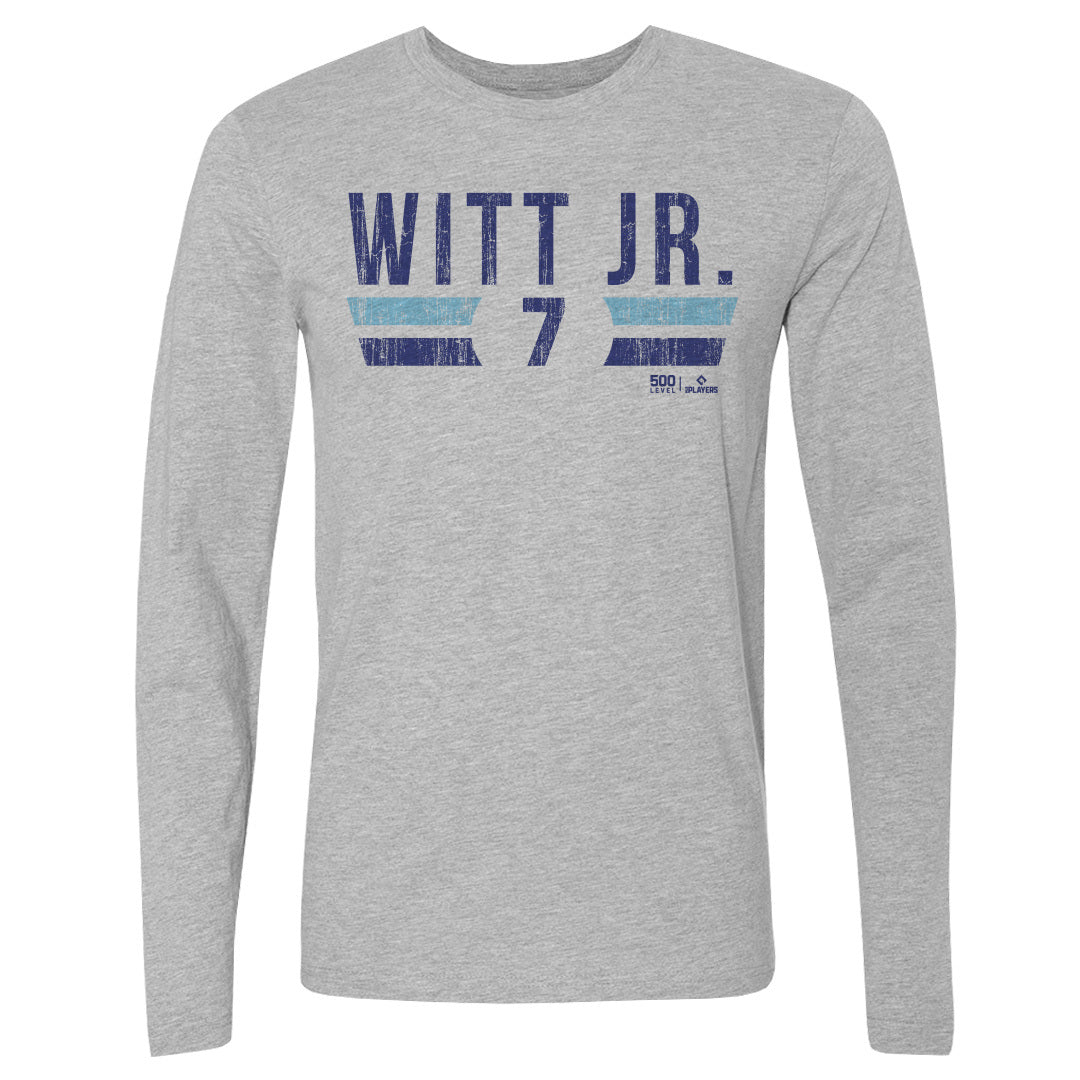 Bobby Witt Jr. Men's Long Sleeve T-Shirt | 500 LEVEL