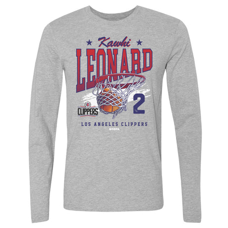 Kawhi Leonard Men's Long Sleeve T-Shirt | 500 LEVEL