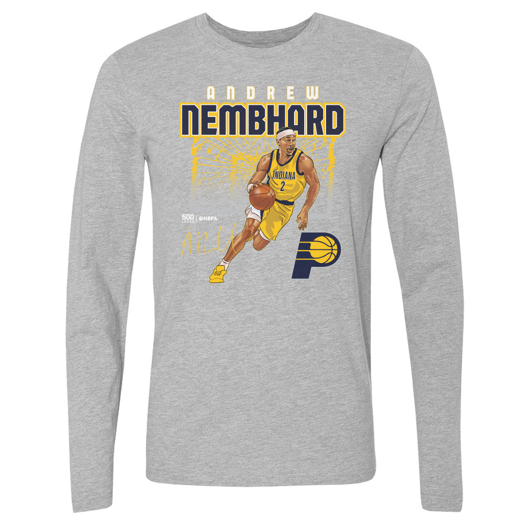 Andrew Nembhard Men's Long Sleeve T-Shirt | 500 LEVEL