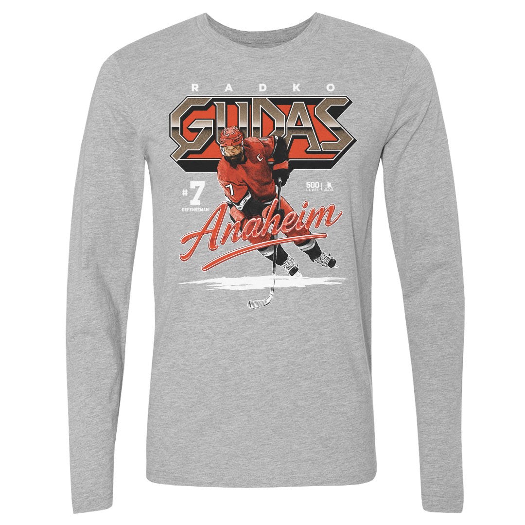 Radko Gudas Men's Long Sleeve T-Shirt | 500 LEVEL