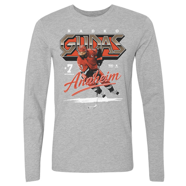 Radko Gudas Men's Long Sleeve T-Shirt | 500 LEVEL