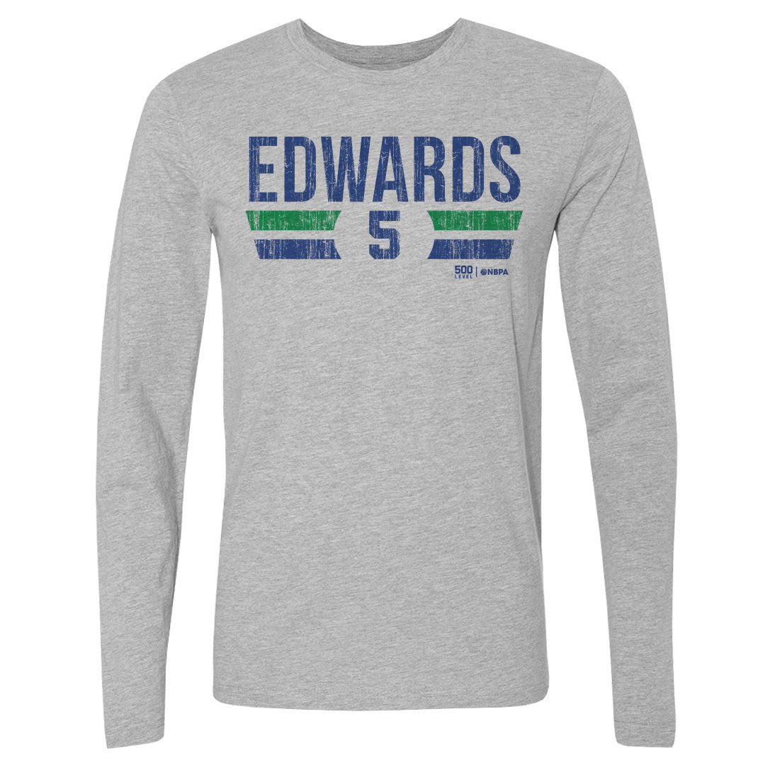 Anthony Edwards Men's Long Sleeve T-Shirt | 500 LEVEL