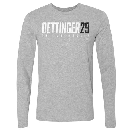 Jake Oettinger Men's Long Sleeve T-Shirt | 500 LEVEL