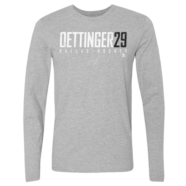 Jake Oettinger Men's Long Sleeve T-Shirt | 500 LEVEL