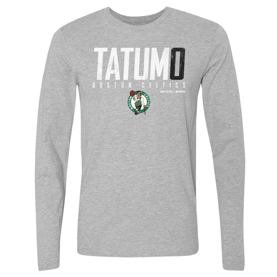 Jayson Tatum Men's Long Sleeve T-Shirt | 500 LEVEL
