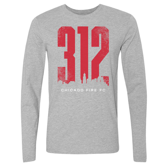 Chicago Fire FC Men's Long Sleeve T-Shirt | 500 LEVEL