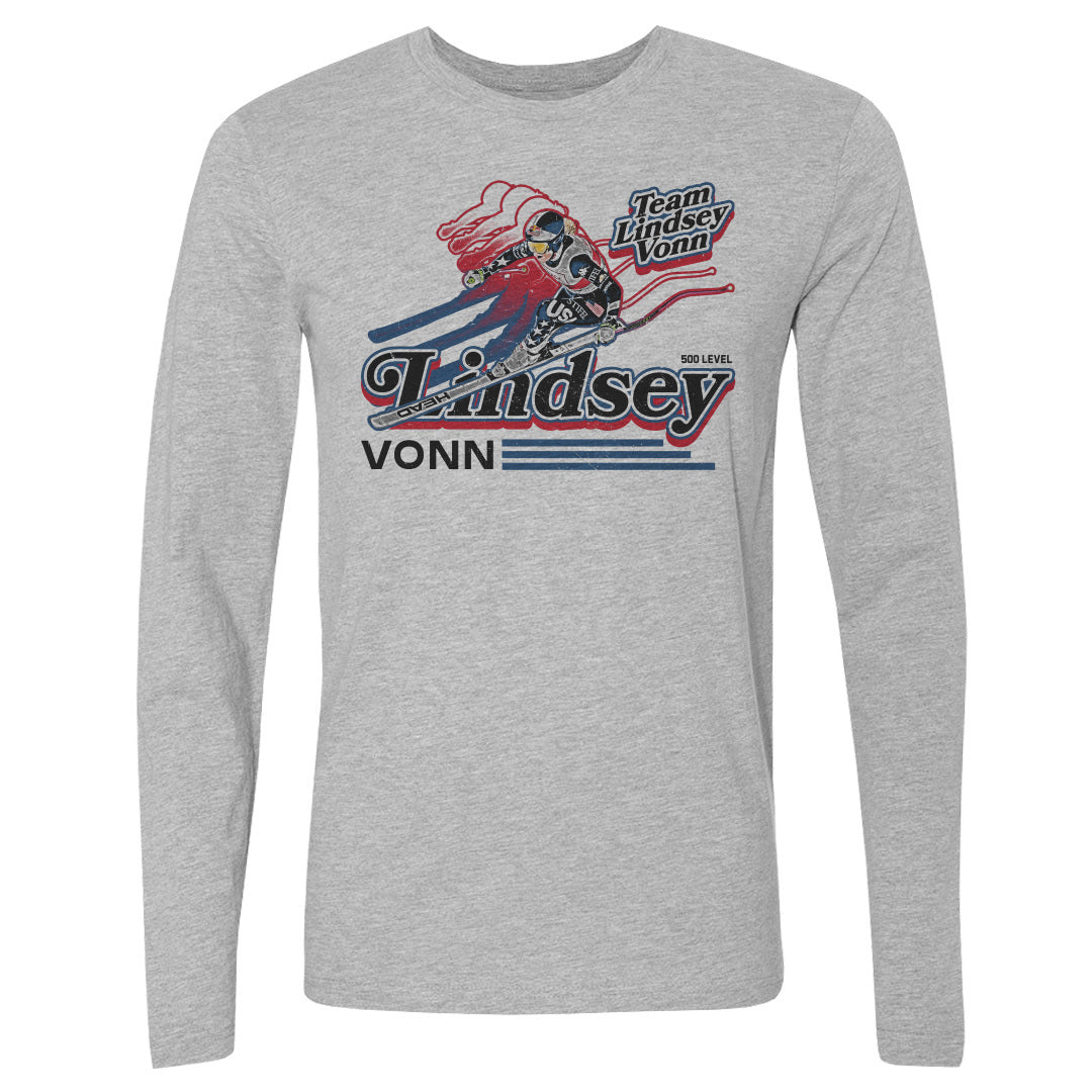 Lindsey Vonn Men's Long Sleeve T-Shirt | 500 LEVEL