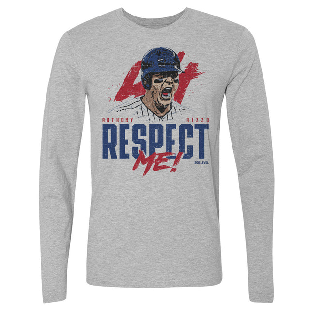 Anthony Rizzo Men's Long Sleeve T-Shirt | 500 LEVEL
