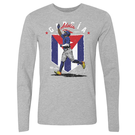Adolis Garcia Men's Long Sleeve T-Shirt | 500 LEVEL