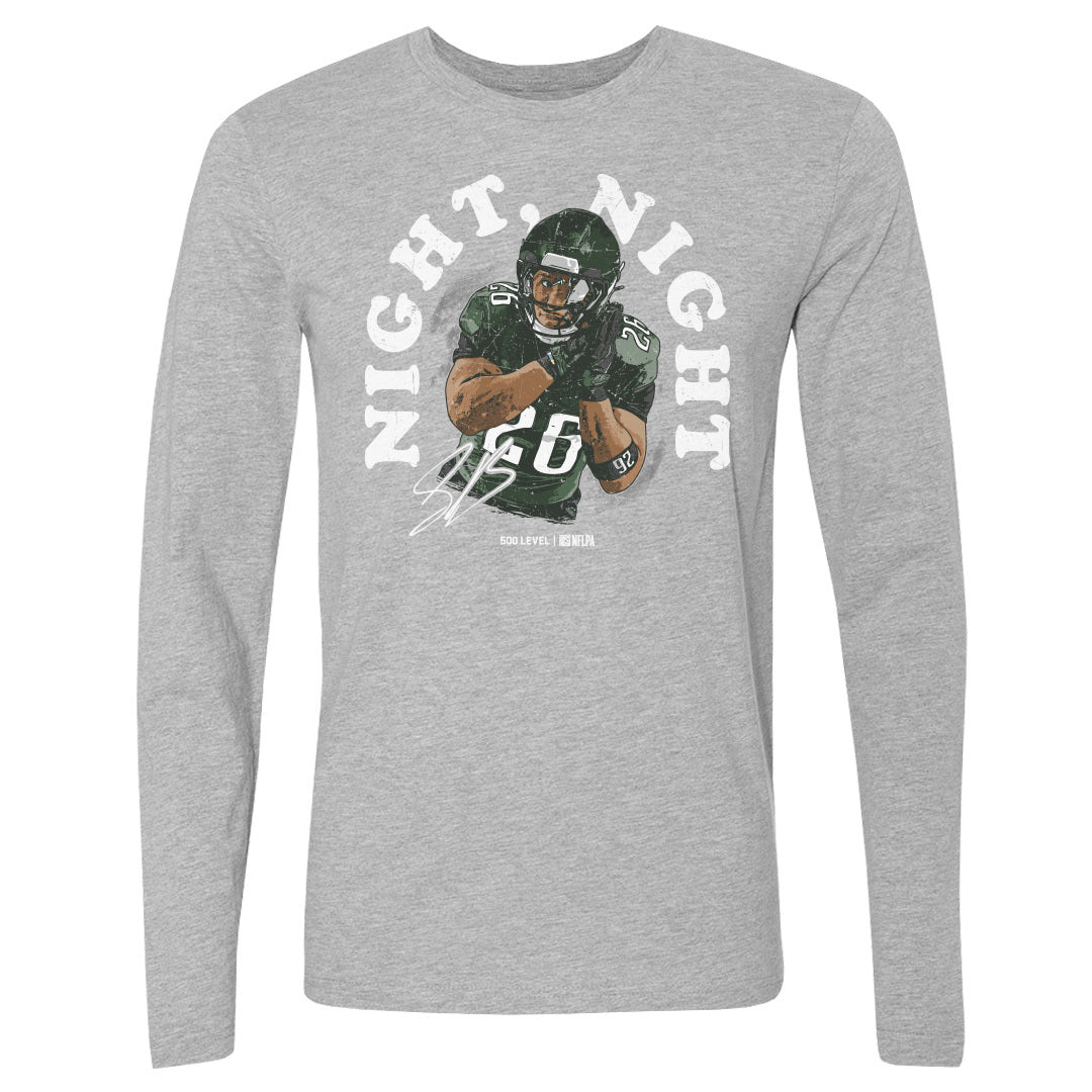Saquon Barkley Men's Long Sleeve T-Shirt | 500 LEVEL