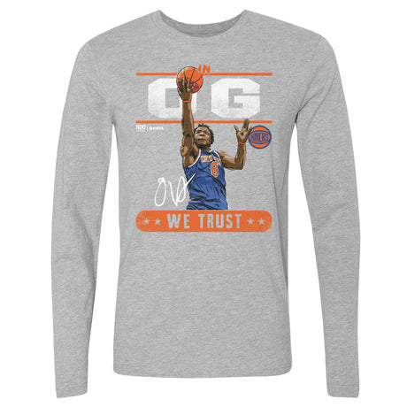 OG Anunoby Men's Long Sleeve T-Shirt | 500 LEVEL