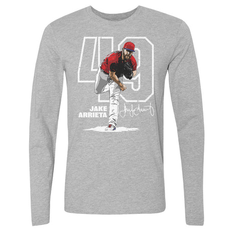 Jake Arrieta Men's Long Sleeve T-Shirt | 500 LEVEL