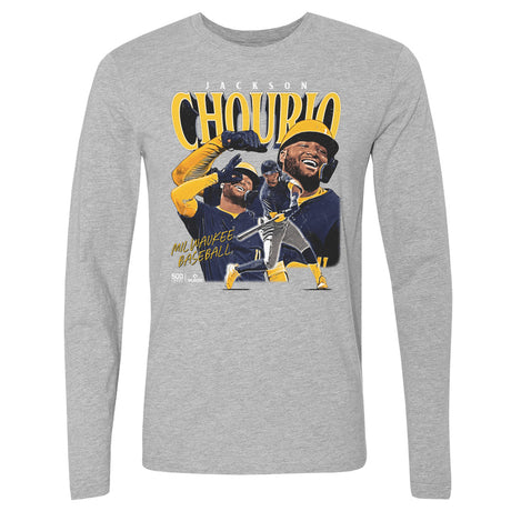 Jackson Chourio Men's Long Sleeve T-Shirt | 500 LEVEL