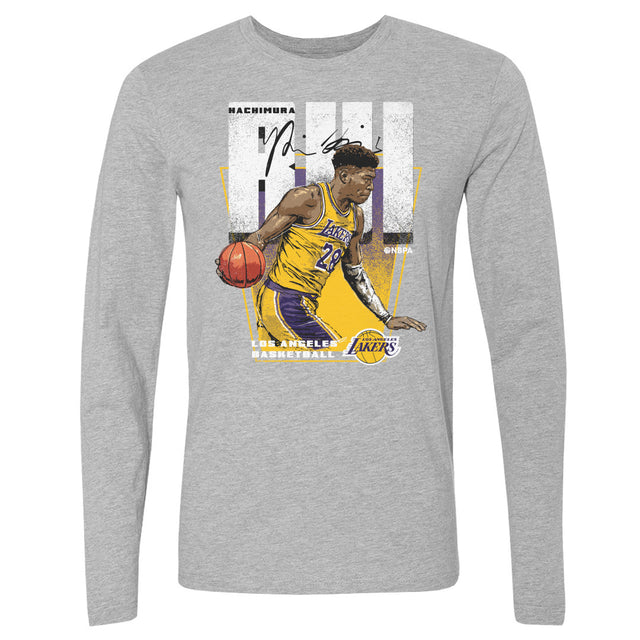Rui Hachimura Men's Long Sleeve T-Shirt | 500 LEVEL