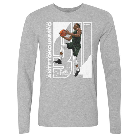 Giannis Antetokounmpo Men's Long Sleeve T-Shirt | 500 LEVEL