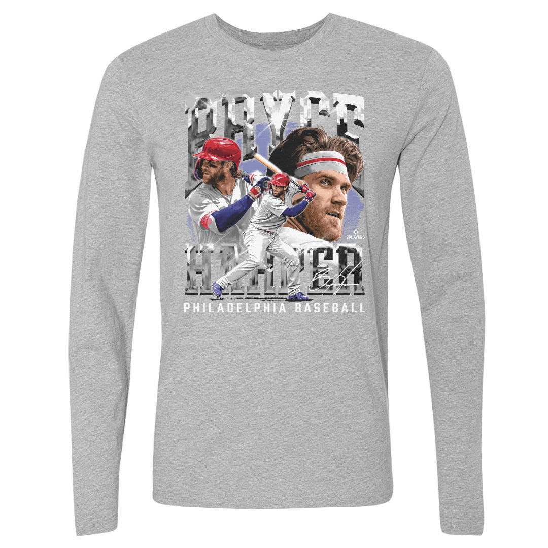 Bryce Harper Men's Long Sleeve T-Shirt | 500 LEVEL