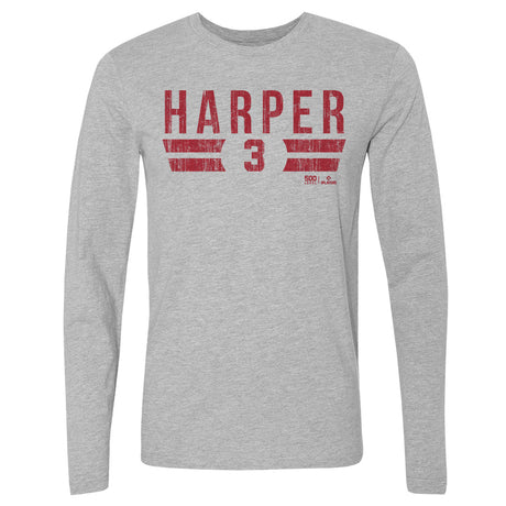 Bryce Harper Men's Long Sleeve T-Shirt | 500 LEVEL