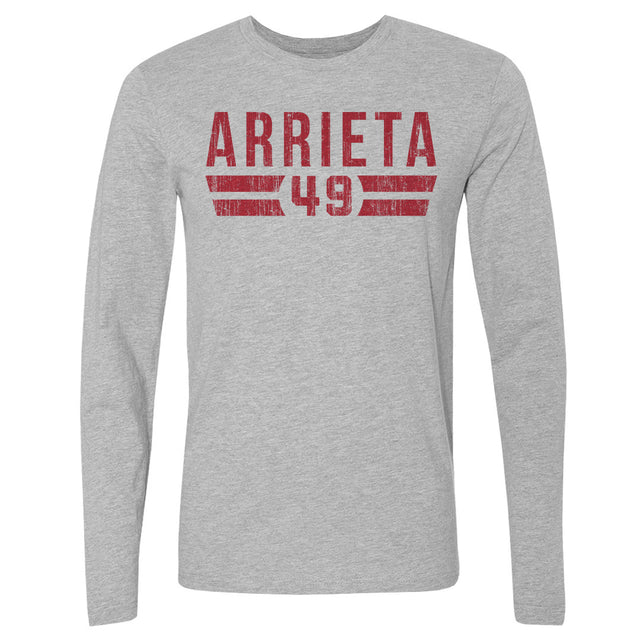 Jake Arrieta Men's Long Sleeve T-Shirt | 500 LEVEL