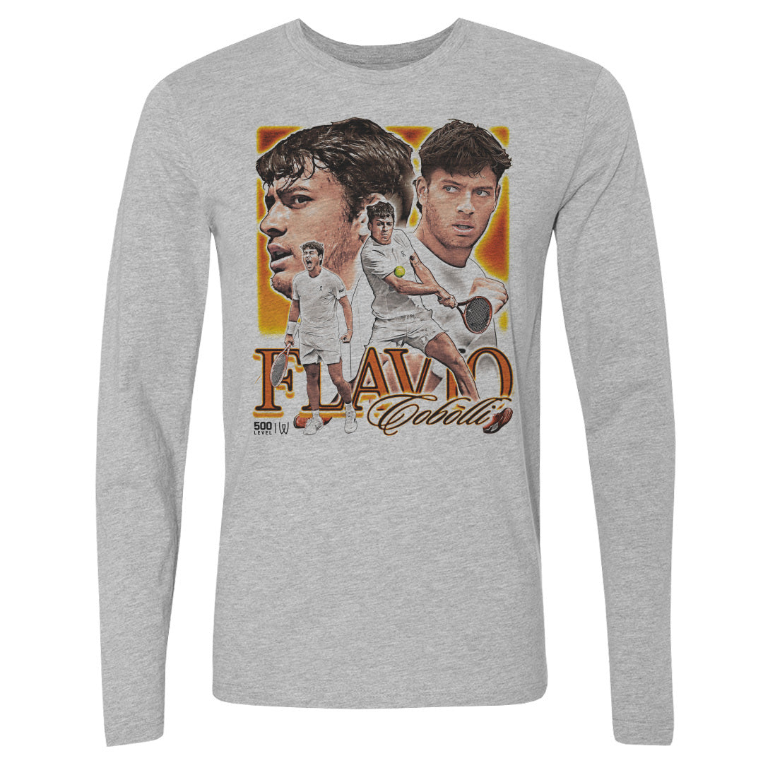 Flavio Cobolli Men's Long Sleeve T-Shirt | 500 LEVEL