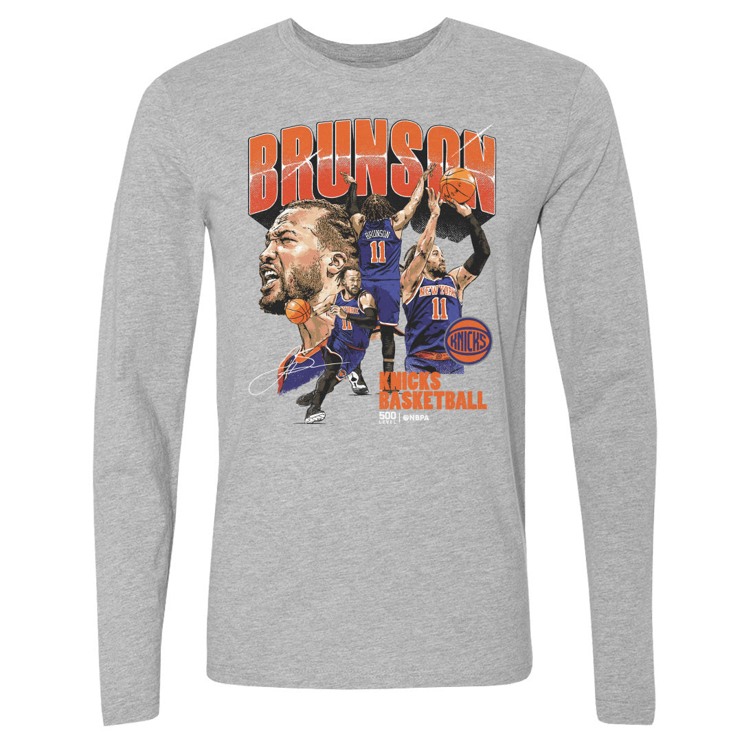 Jalen Brunson Men's Long Sleeve T-Shirt | 500 LEVEL