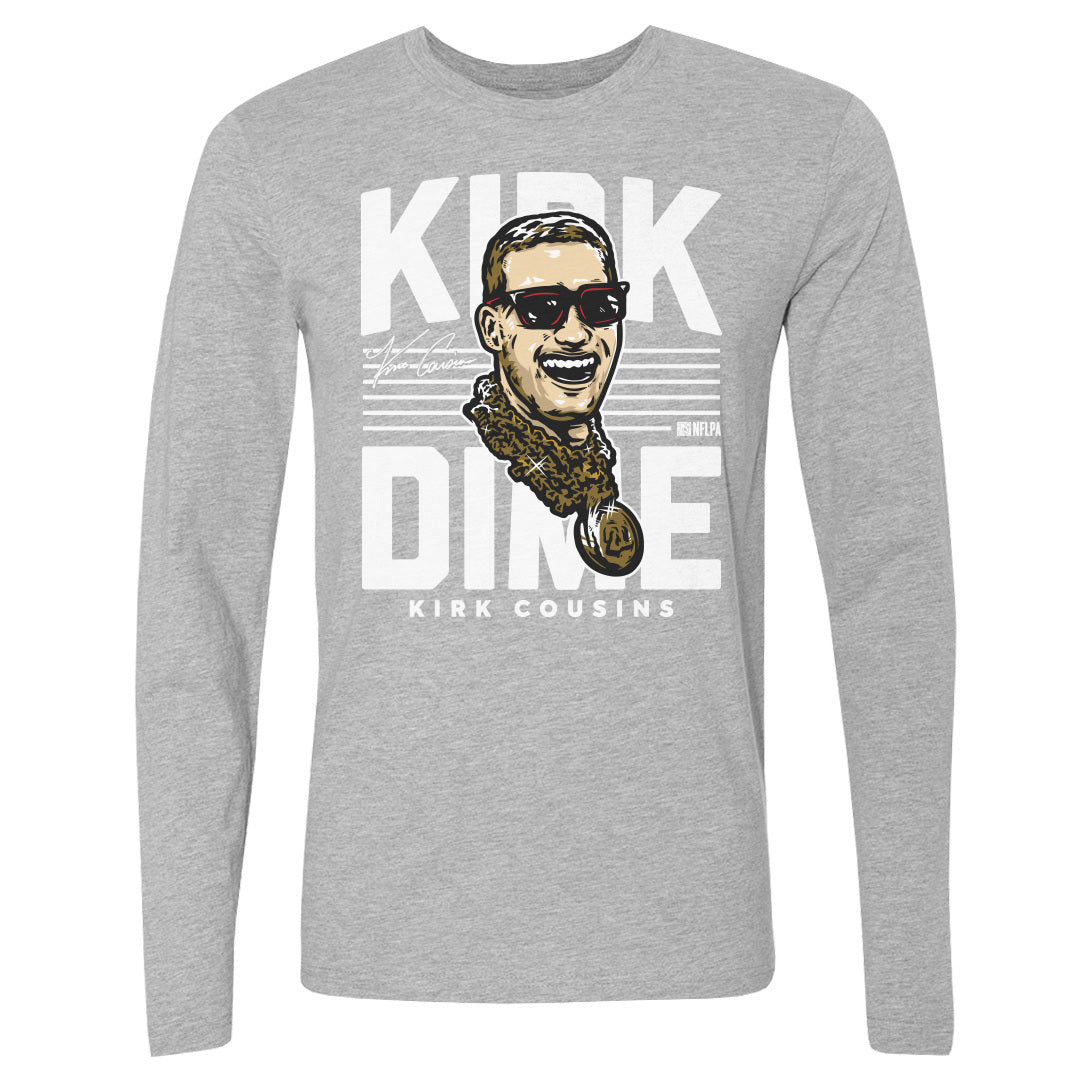Kirk Cousins Men's Long Sleeve T-Shirt | 500 LEVEL