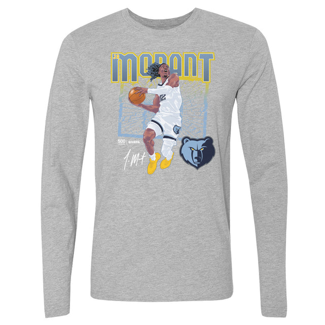 Ja Morant Men's Long Sleeve T-Shirt | 500 LEVEL