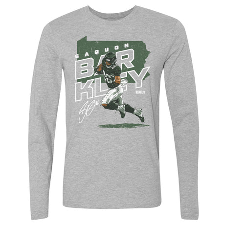 Saquon Barkley Men's Long Sleeve T-Shirt | 500 LEVEL
