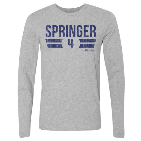 George Springer Men's Long Sleeve T-Shirt | 500 LEVEL